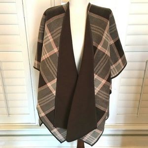 Woolrich blanket poncho